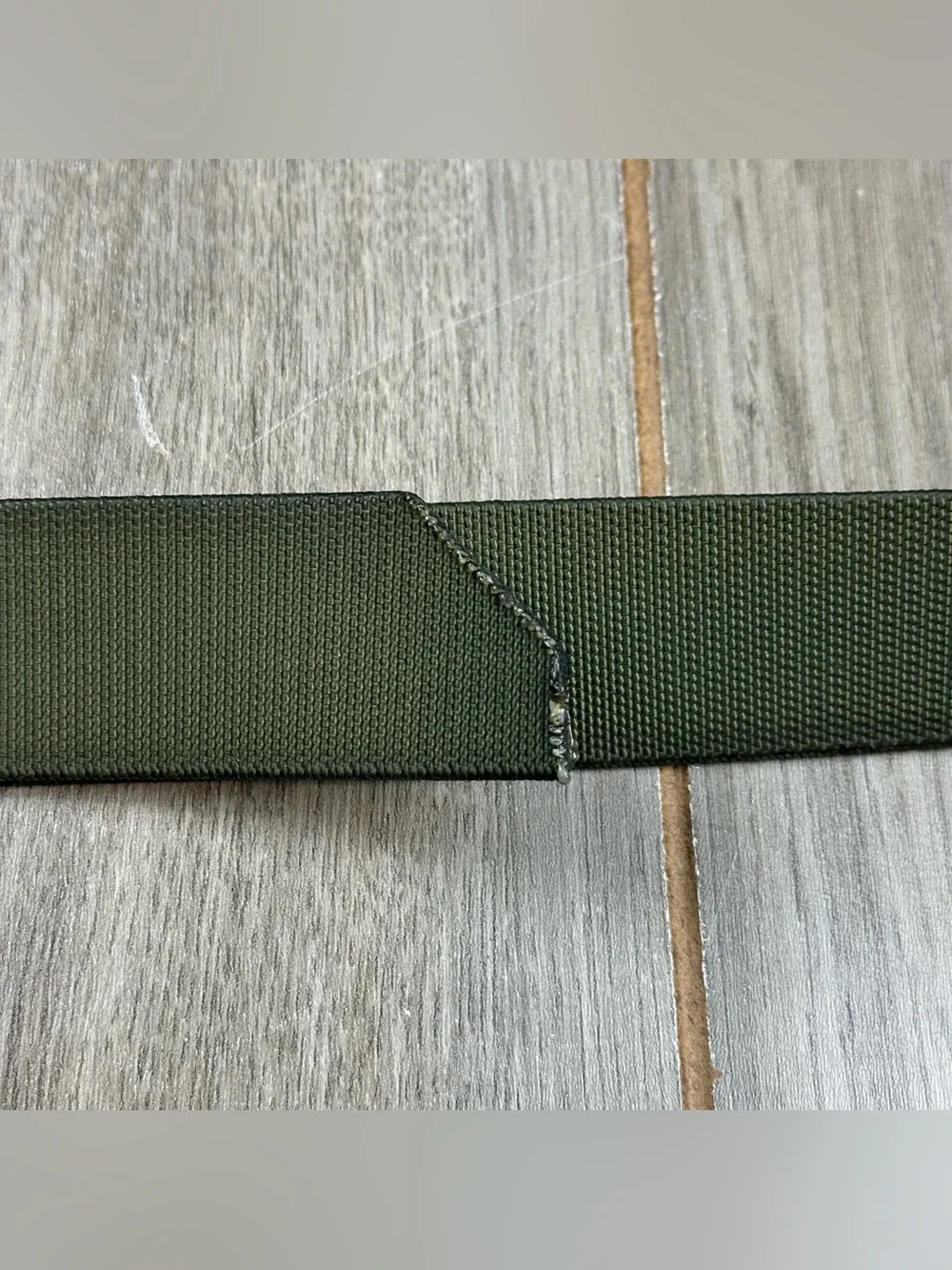 Groove Life Belt Mens L Base Camp Green Wood Buckle